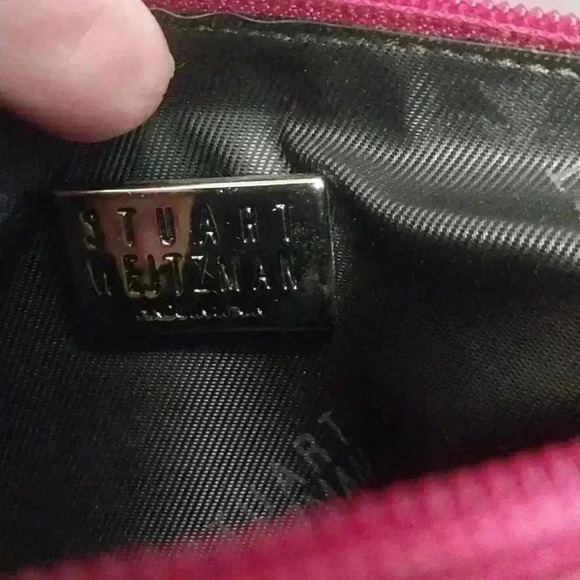 Stuart Weitzman Red Snake Trendy Mini Purse - Picture 2 of 4